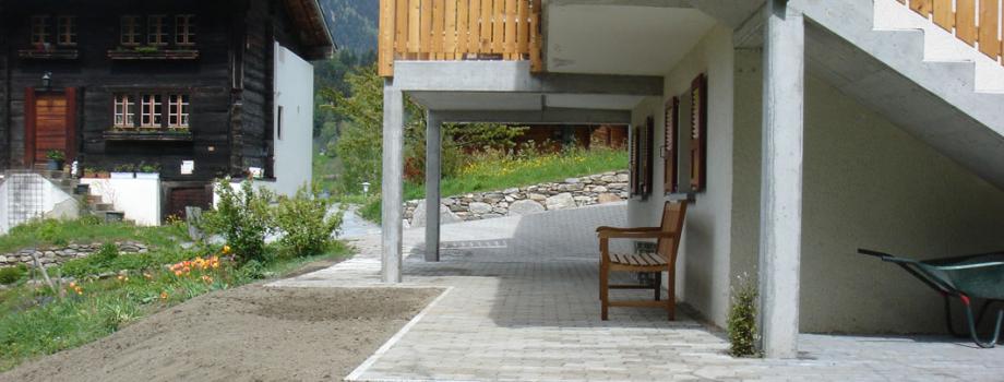 Anbau Balkon und Treppe EFH